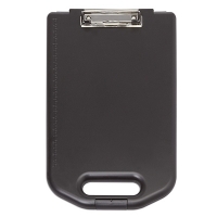 Maul black A4 portrait clipboard with large storage compartment 2349590 402170