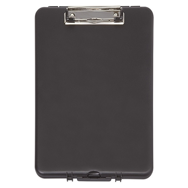 Maul black A4 portrait clipboard with small storage compartment 2349090 402169 - 1
