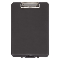 Maul black A4 portrait clipboard with small storage compartment 2349090 402169