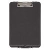 Maul black A4 portrait clipboard with small storage compartment