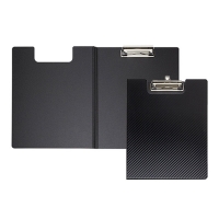 Maul black A4 portrait flexible clipboard with cover 2361190 402151