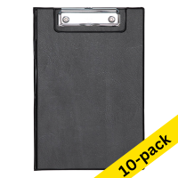 Maul black A5 portrait clipboard with insert (10-pack)