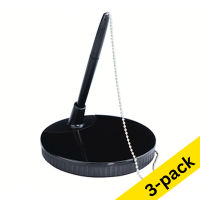 Maul black counter pen with round base (3-pack)