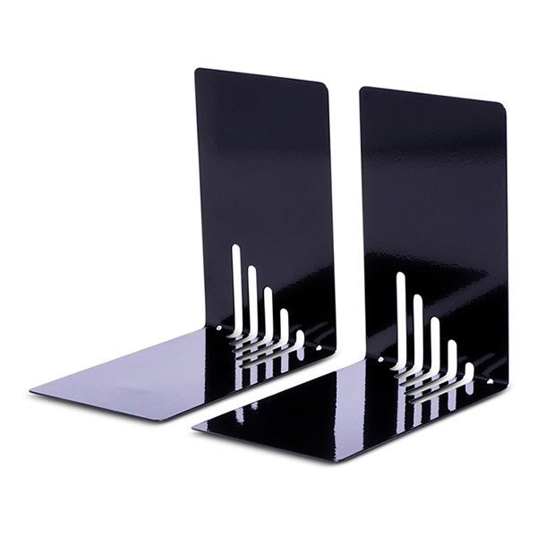 Maul black metal bookends, 14cm x 8.5cm x 14cm (2-pack) 3501090 402187 - 2