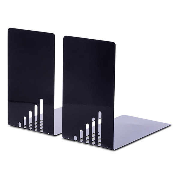 Maul black metal bookends, 14cm x 8.5cm x 14cm (2-pack) 3501090 402187 - 3