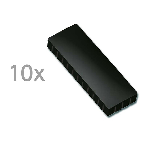 Maul black rectangular magnets, 54mm x 19mm (10-pack) 6165090 402087 - 1