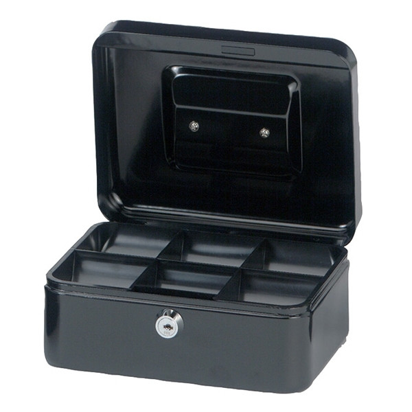 Maul black steel cash box, 20cm x 17cm x 9cm 5610290 402009 - 1