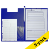 Maul blue A4 clipboard with cover (5-pack) 402468 - 1