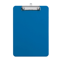 Maul blue A4 portrait plastic clipboard (5-pack) 402445