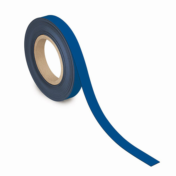 Maul blue erasable magnetic label tape, 2cm x 10m 6524337 424849 - 1