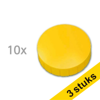 Maul magnets extra strong 38 mm yellow (10 x 3-pack)