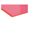 Maul neon pink transparent acrylic bookends, 10cm x 10cm x 13cm (2-pack) 3513621 402340 - 4