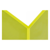 Maul neon yellow transparent acrylic bookends, 10cm x 10cm x 13cm (2-pack) 3513611 402339 - 5