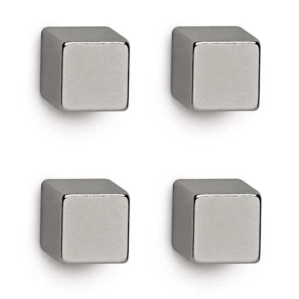 Maul nickel Neodymium magnet cube, 10mm x 10mm x 10mm (4-pack) 6169296 402095 - 1
