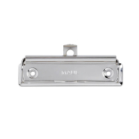 Maul nickel paper clamp with bracket, 100mm (10-pack) 402483