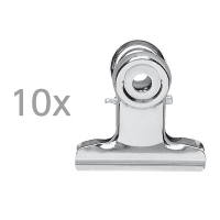 Maul nickel paper clip, 50mm (10-pack) 2175096 402052
