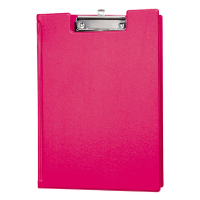 Maul pink A4 portrait clipboard with cover 2339222 402357