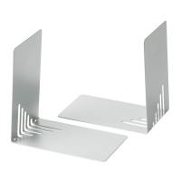 Maul silver metal bookends, 14cm x 8.5cm x 14cm (2-pack) 3501095 402189