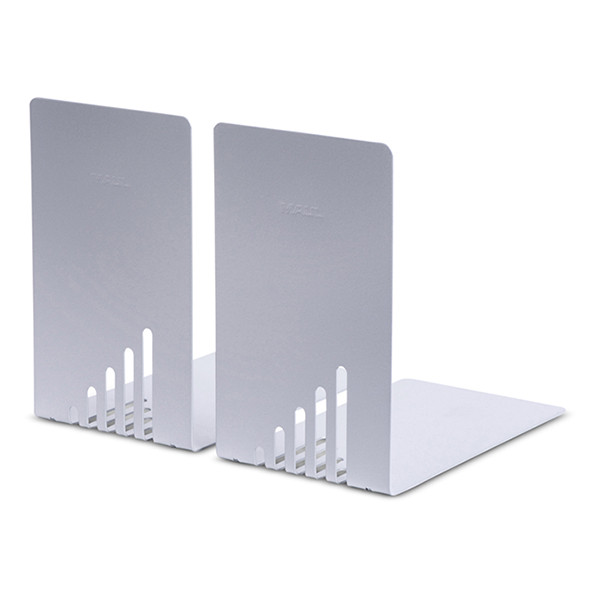 Maul silver metal bookends, 14cm x 8.5cm x 14cm (2-pack) 3501095 402189 - 3