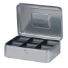 Maul silver steel cash box (25cm x 19.1cm x 9cm) 5611395 402106