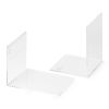 Maul transparent acrylic bookends, 10cm x 10cm x 13cm (5 x 2-pack) 402418 - 1