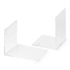 Maul transparent acrylic bookends, 10cm x 10cm x 8cm (2-pack)