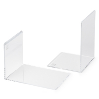 Maul transparent acrylic bookends, 12cm x 12cm x 17.5cm (2-pack) 3513705 402197