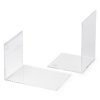 Maul transparent acrylic bookends, 12cm x 12cm x 17.5cm (2-pack)