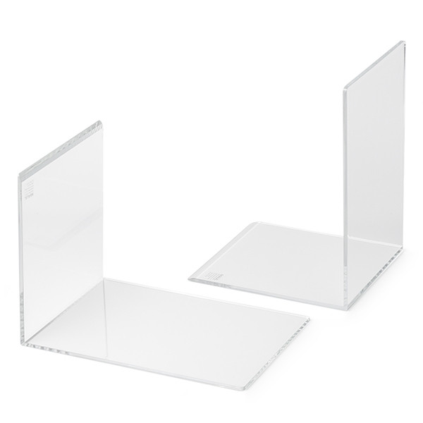 Maul transparent acrylic bookends, 16cm x 15cm x 21cm (2-pack) 3513905 402198 - 1