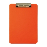 Maul transparent neon orange A4 portrait clipboard 2340641 402205