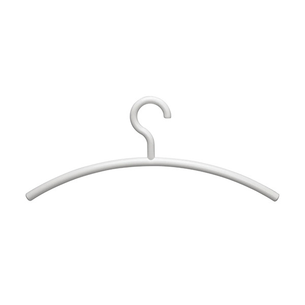 Maul white plastic coat hanger (5-pack) 9451502 402405 - 1