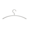 Maul white plastic coat hanger (5-pack) 9451502 402405