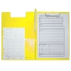 Maul yellow A4 portrait clipboard with cover