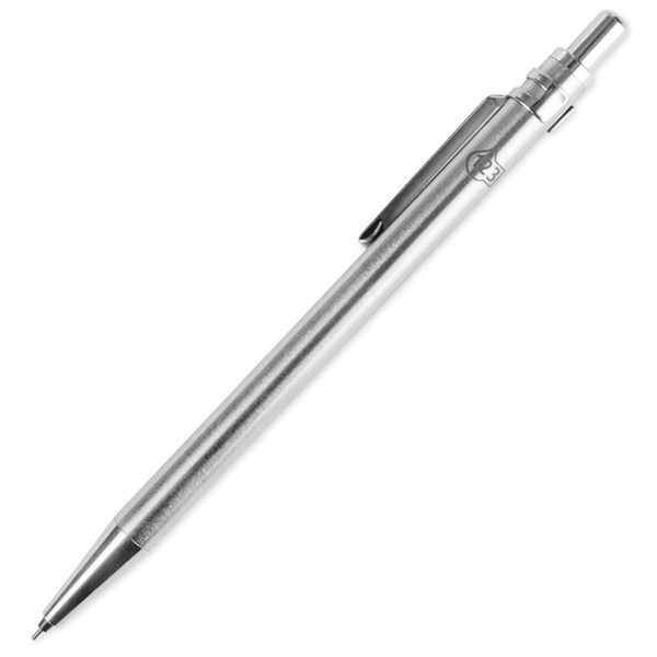 Mechanical pencil HB | 0.5mm | silver | 123ink 300361 - 1