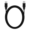 MediaRange USB 2.0 black extension cable, plug A to socket A, 3.0m MRCS111 361022