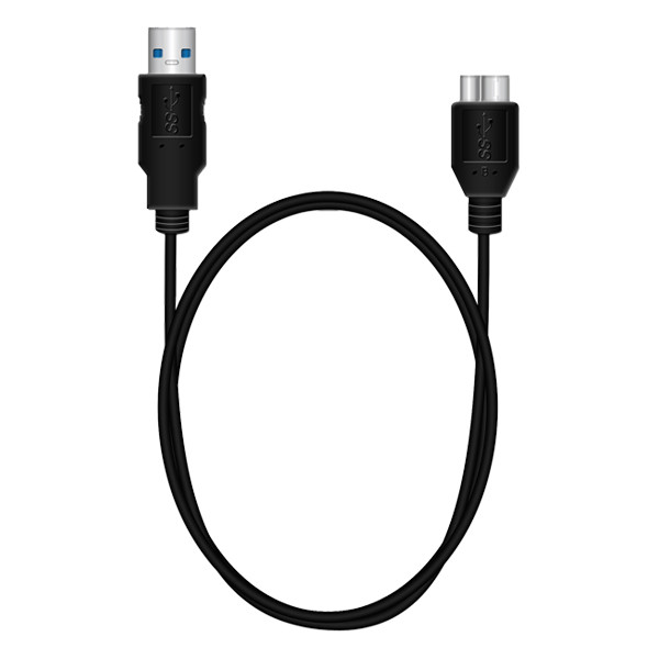 MediaRange USB Charge/Sync black cable, 1.0m MRCS153 361058 - 1