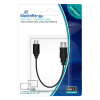 MediaRange USB type-c cable, 15cm, black MRCS169 361062 - 1