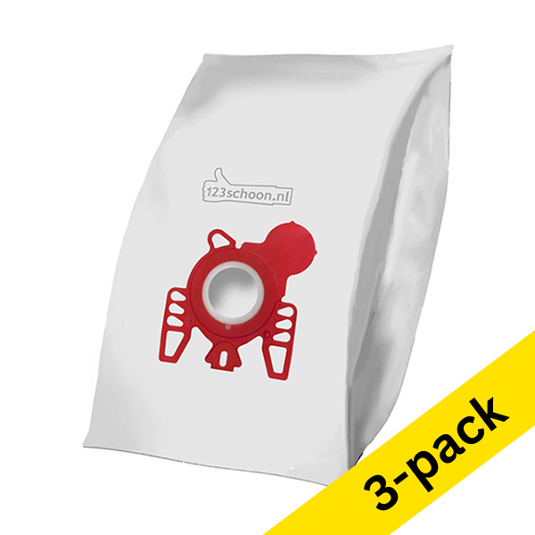 Miele F/J/M 3D microfibre vacuum cleaner bags | 123ink version | 5 bags x3 SDR06090 - 1