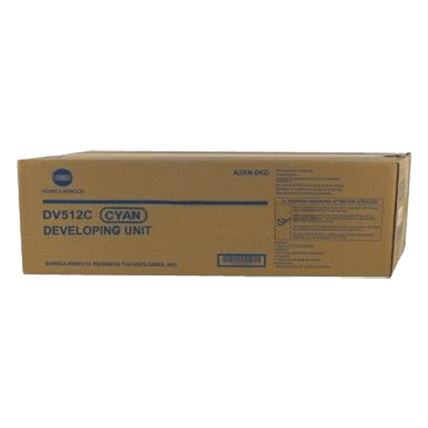 Konica Minolta DV-512C (A2XN0KD) cyan developer (original Konica Minolta) 072614 - 1