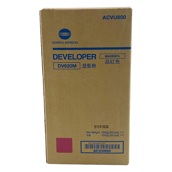 Minolta Konica Minolta DV-620M (ACVU800) developer magenta (original Konica Minolta) ACVU800 073396 - 1