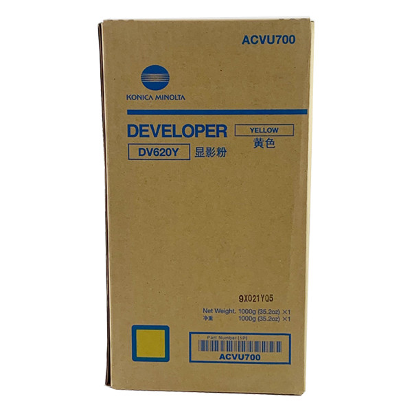 Minolta Konica Minolta DV-620Y (ACVU700) developer yellow (original Konica Minolta) ACVU700 073398 - 1