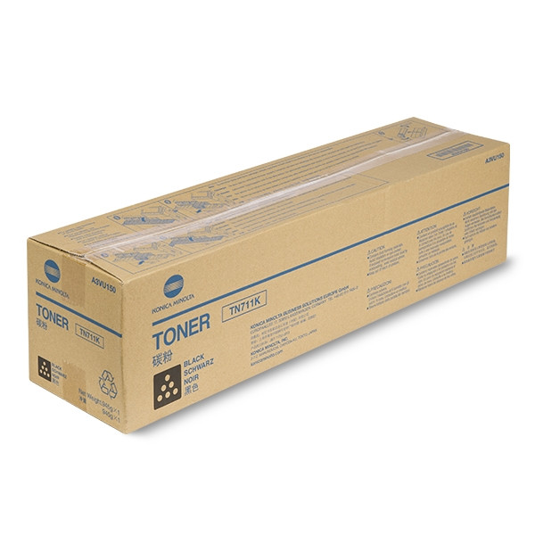 Konica Minolta TN-711K (A3VU150) black toner (original Konica Minolta) 072622 - 1
