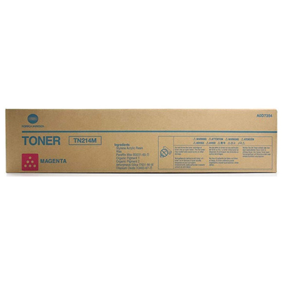 Minolta Konica Minolta TN214M magenta toner (original Konica Minolta) A0D7354 072242 - 1