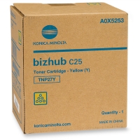 Minolta Konica Minolta TNP-27Y (A0X5253) yellow toner (original Konica Minolta) A0X5253 072496