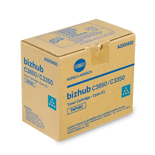 Konica Minolta TNP-48C (A5X0450) cyan toner (original Konica Minolta) 072834 - 1