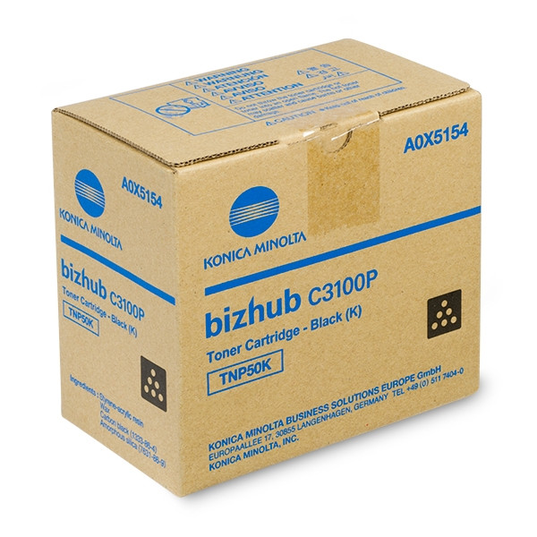 Konica Minolta TNP-50K (A0X5154) black toner (original Konica Minolta) 072860 - 1
