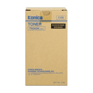 Minolta Konica TN-302K (018L) black toner (original Konica) 018L 072540 - 1