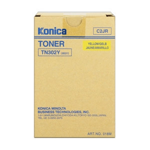 Minolta Konica TN-302Y (018M) yellow toner (original Konica) 018M 072546 - 1