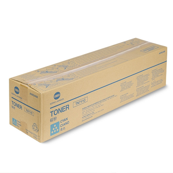 Minolta TN-711C (A3VU450) cyan toner (original) A3VU450 072624 - 1