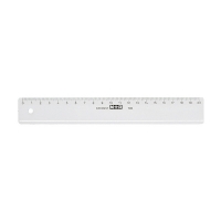 Plastic ruler (20cm) | Mobius & Ruppert 204052